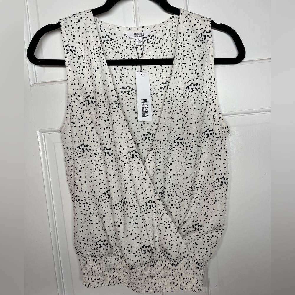 BB Dakota Steve Madden Black & White Tank